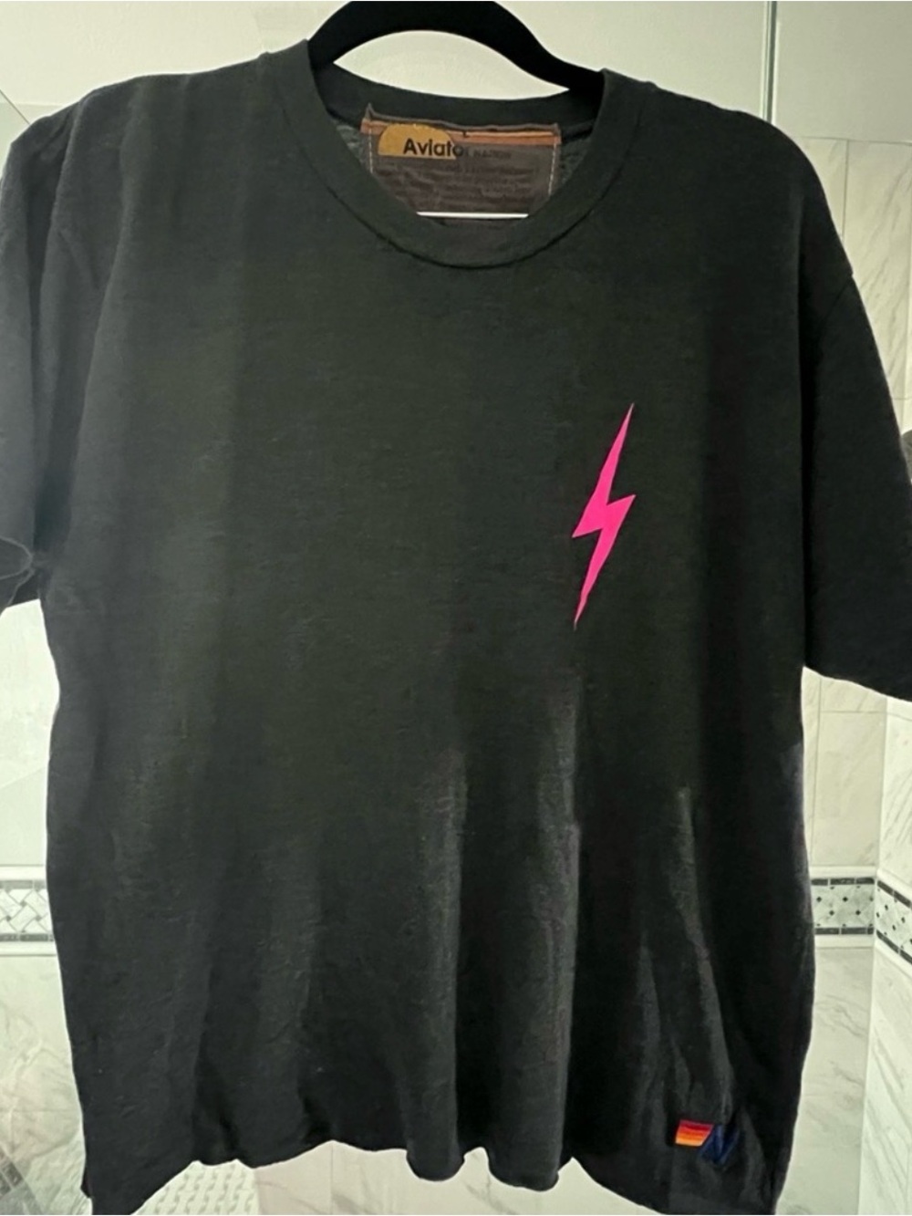 Aviator Nation lightning bolt tee